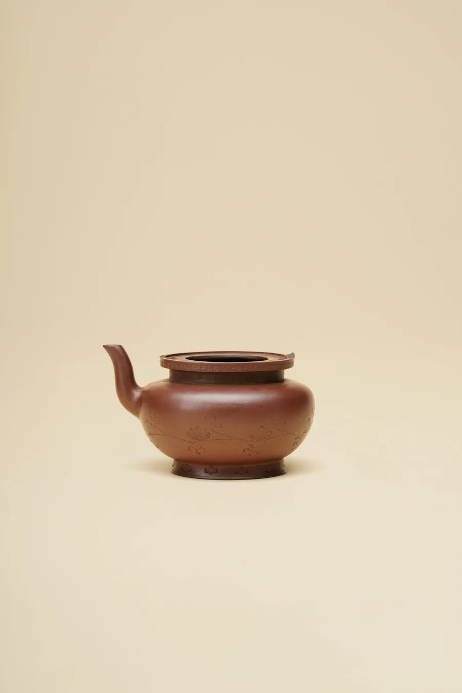 清乾隆 橢圓提梁壺